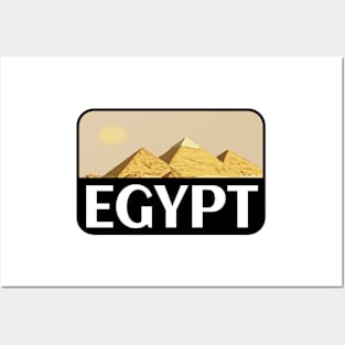 EGYPT VINTAGE TRAVEL LUGGAGE TOURIST PYRAMIDS CAIRO NILE Posters and Art